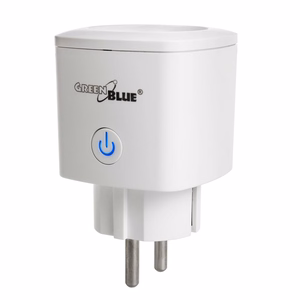 GreenBlue WiFi kauko-ohjattava pistorasia Android/iOS/Alexa/Google Home energiankulutus ajastin maks. 3680W tyyppi F GB720 F