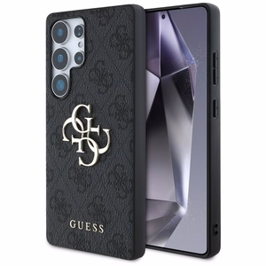 Guess Big 4G Logo Classic Logo Suojakuori Samsung Galaxy S25 Ultralle musta