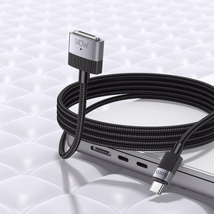 Hoco USB-C Mag3 Magneettinen Kaapeli 5A 140W 1,8m U141 Musta