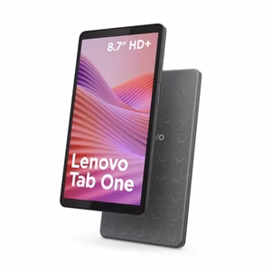 Lenovo Tab One Wi-Fi (ilman virtalähdettä) ZAF00255SE 8.7 " Luna harmaa IPS 1340 x 800 pikseliä MediaTek Helio G85 4 GB juotettu LPDDR4x 64 GB Wi-Fi Etukamera 2 MP Takakamera 8 MP Bluetooth 5.3 Android 14 tai uudempi Takuu 24 kk USB-A - USB-C