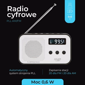 Adler AD 1907 – radiovastaanotin