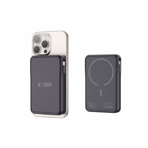 Tech-Protect LifeMag PB31 Power Bank MagSafe 10000mAh 15W USB-C / USB-A / Sisäänrakennetut USB-C / Lightning-kaapelit - musta