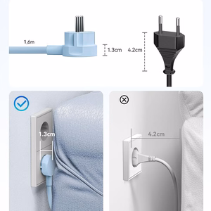 Orico PDC25 25W 6in1 jatkojohto 2x AC + 2x USB-A + 2x USB-C - sininen