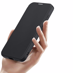 Dux Ducis Skin X Pro Suojakuori Samsung Galaxy S25+:lle MagSafella ja lompakolla - Musta