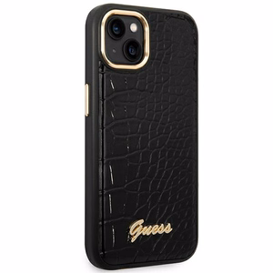 Guess GUHCP14MHGCRHK iPhone 14 Plus 6.7 "black / black hardcase Croco Collection