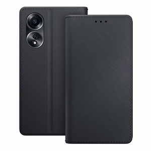 3mk Wallet Case lompakkokotelo Oppo A58 4G - musta