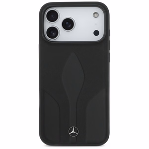 Mercedes Leather The Move MagSafe Suojakuori iPhone 17 Pro Max:lle - Musta