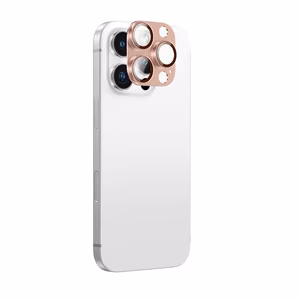 AmazingThing Aviation-Grade Alloy Karkaistu lasi kameralinssille iPhone 16 Pro / 16 Pro Max:lle - Rose Gold