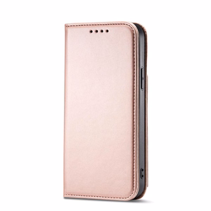 Magneettikorttikotelo iPhone 12 Pro Kotelo kortti lompakko kortti jalusta vaaleanpunainen