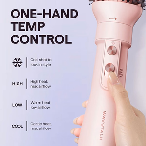 Hair styling comb Wavytalk Air Sculpt 5-in-1 pink