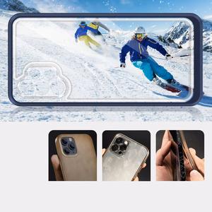 Kirkas 3in1 Asia Samsung Galaxy A32 5G Frame Gel Cover Sininen