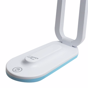 Taitettava LED-pöytälamppu 10W, 3000/4500/6000K, 1200mAh, sininen, LTC