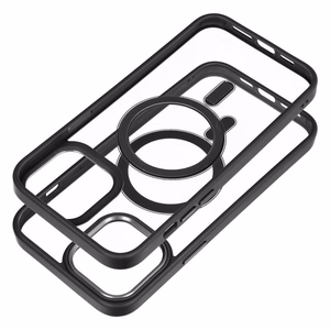 Suojakuori iPhone 13 PRO MAX:lle Color Edge Mag Cover yhteensopiva MagSafe musta