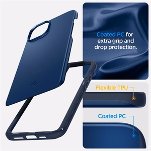 Spigen Thin Fit iPhone 15 Plus Suojakuori - Sininen