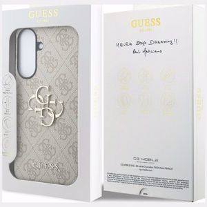 Guess kotelo Samsung Galaxy A57 (4G PU Big Logo) vaaleanpunainen