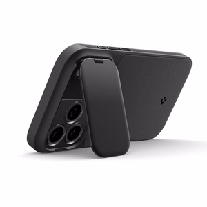 Spigen Optik Armor MagSafe Suojakuori iPhone 17 Pro Max:lle - musta