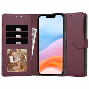 Case Fancy Wallet Xiaomi Redmi 15C 4G burgundy