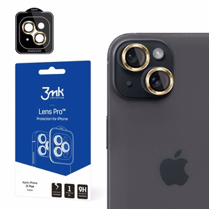 Apple iPhone 15 Plus - 3mk Lens Protection Pro keltainen