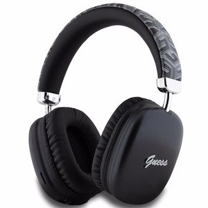 Guess Bluetooth-kuulokkeet GUBHK1GCTCSK GCUBE METALLIC SCRIPT LOGO mustat