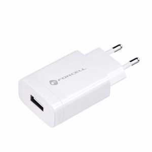 Puhelinlaturi Forcell F-Energy USB A QC3.0 2,4A 18W TFK-TC-1099 valkoinen