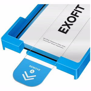 Uniq Optix Exofit Vivid karkaistu lasi iPhone 17 Pro:lle asennustyökalulla