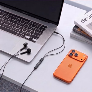 Tech-Protect Ultraboost Core G4 langalliset kuulokkeet 3.5 mm-liitännällä – musta