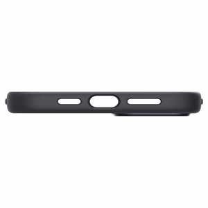 Spigen Silicone Fit Mag -kotelo MagSafella iPhone 14 Plus -puhelimelle - musta