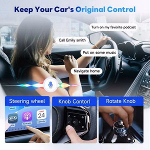 Langaton CarPlay / Android Auto -sovitin Carlinkit HD2CP Pro - musta