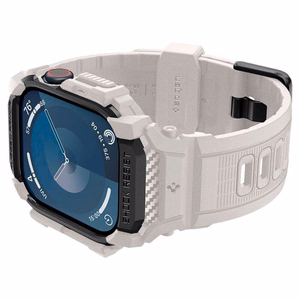 Spigen Rugged Armor Pro Hihna Apple Watch 10:lle (46MM) - beige