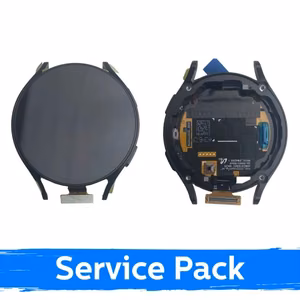 LCD-näyttö yhteensopiva Samsung R945 Watch 6 44mm kehyksellä / Graphite / (Service Pack)