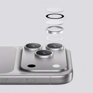 AmazingThing Lens Glass for iPhone 17 Pro / Pro Max with Black Aluminum Frame