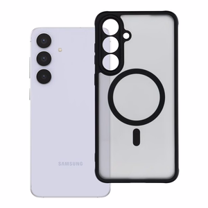 Suojakuori Samsung S25 FE:lle Full Matte Mag Cover yhteensopiva MagSafe musta