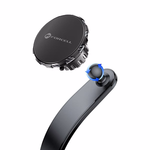 Magnetic car phone holder Forcell F-Grip MagFlex windshield / dashboard / air vent black