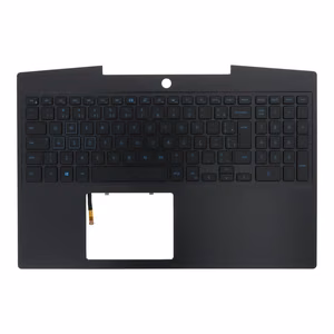 Klaviatūra su korpusu (palmrest) Dell G3 15 3590 / G5 15 5500 UK P0NG7 0P0NG7 (šviečianti)