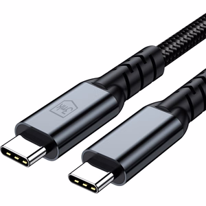 3mk Hyper Cable N-SERIES Thunderbolt 4 USB-C / USB-C 1m 48V/5A 40Gb/s 240W 8K60Hz - musta
