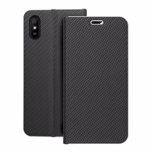 Flip-suojakuori Xiaomi Redmi 9AT / Redmi 9A:lle Luna Book Carbon musta