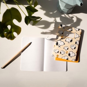 Snoopy Lazy Days A6 -muistikirjasetti, 3 kpl