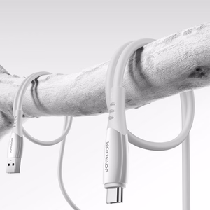 Joyroom S-A59 Vibrant Series 3A USB-A - USB-C Kaapeli 1,2m - valkoinen