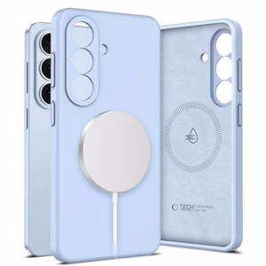 Tech-Protect silikoninen MagSafe-suojakuori Samsung Galaxy S26:lle – sininen