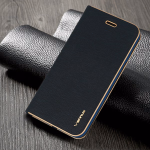 Vennus Book Suojakuori kehyksellä Samsung Galaxy S24 Plus:lle laivastonsininen
