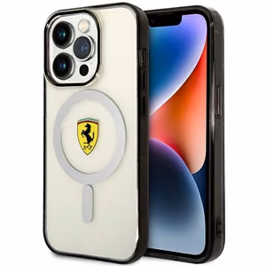 Ferrari FEHMP14XURKT iPhone 14 Pro Max 6.7" kirkas/läpinäkyvä hardcase Outline Magsafe