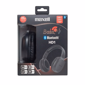 MAXELL HD1 BASS langattomat Bluetooth-kuulokkeet, USB-C