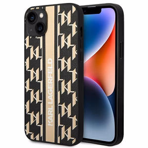 Karl Lagerfeld KLHCP14MPGKLSKW iPhone 14 Plus 6,7 "kovakotelo ruskea / ruskea Monogrammi raita