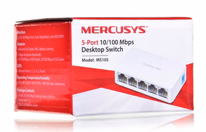 MERCUSYS Desktop/pedestal 5x10Base-T / 100Base-TX MS105 (Switch)