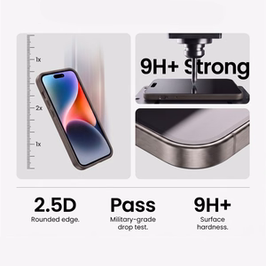 Tech-Protect Glass Fit+ 2-pack karkaistu lasi iPhone 16 Pro Max / 17 Pro Max:lle - läpinäkyvä