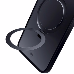 3mk Smoke Case Mag&Stand Suojakuori Samsung Galaxy S24+:lle - musta