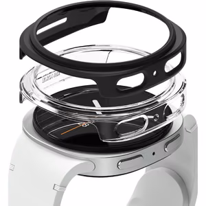 Ringke Slim 2 kpl kuori Samsung Galaxy Watch 8 40mm - läpinäkyvä-mattamusta