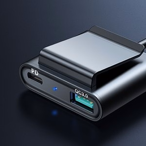 Joyroom JR-CL05 autolaturi, 72W, 2xUSB-C PD ja 3xUSB-A QC3.0, 1,5m, musta