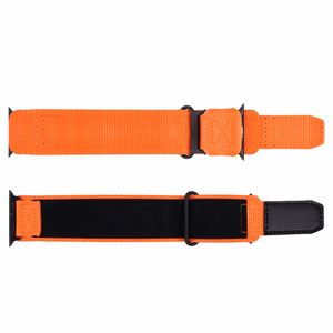 Hihna Apple Watch:lle Forcell F-Design FA05 nylon tarranauha 38 / 40 / 41 mm oranssi