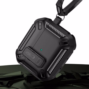 Tech-Protect X-Carbo Suojakuori AirPods Pro 1 / 2 - Musta